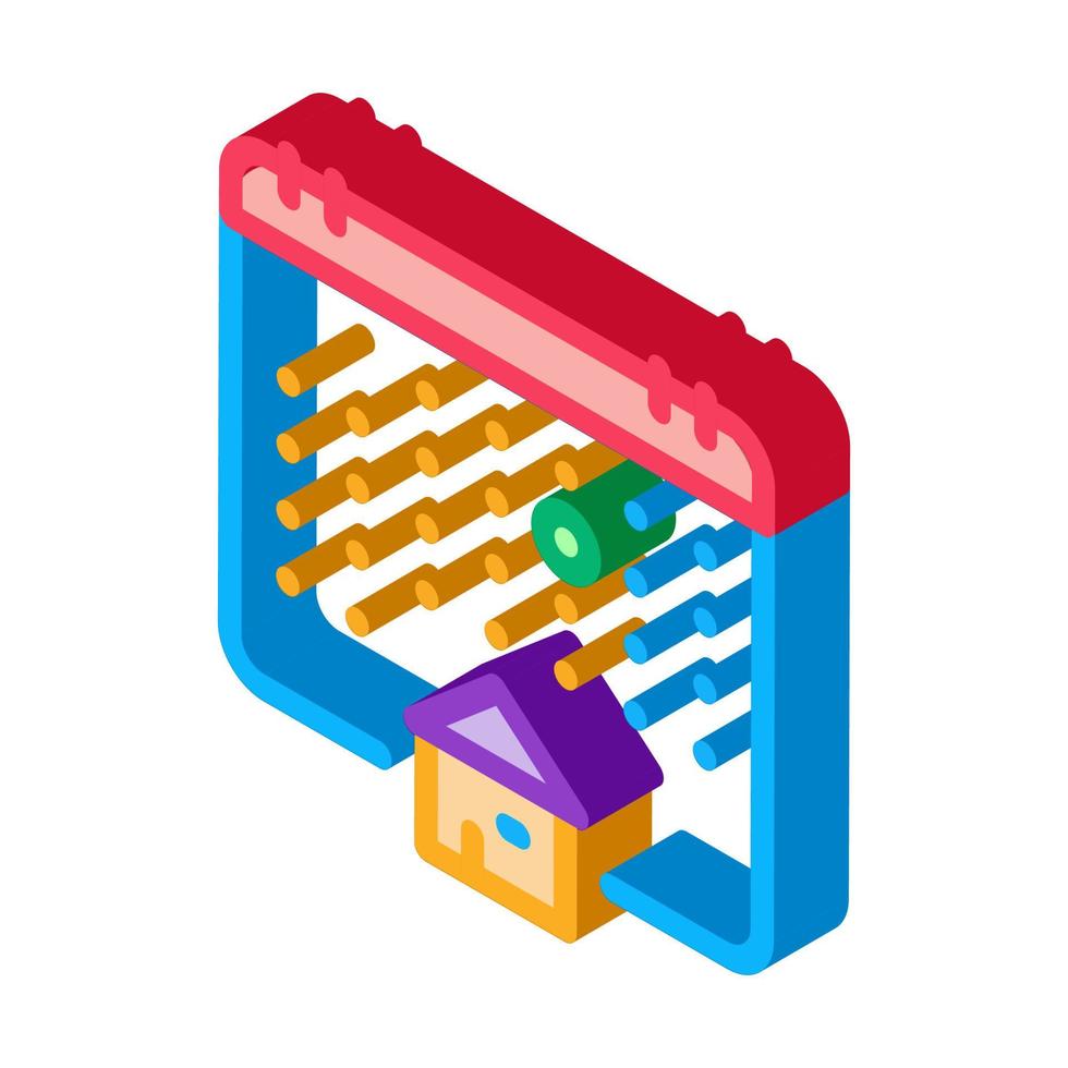 house buy deal date isometric icon vector illustration