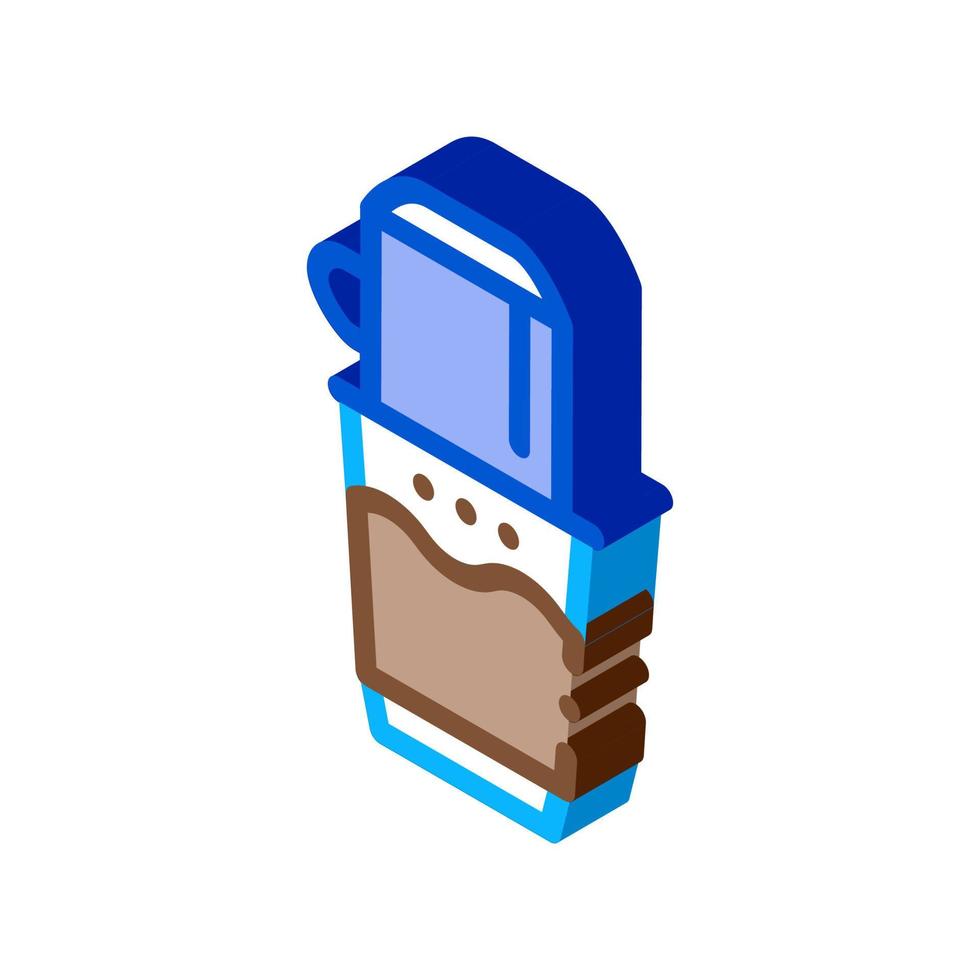coffee grinder machine isometric icon vector illustration