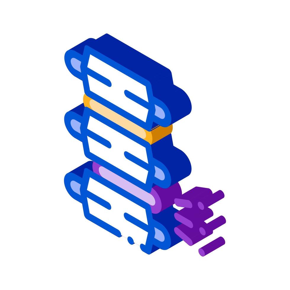 problema dolor columna vertebral disco circular vector