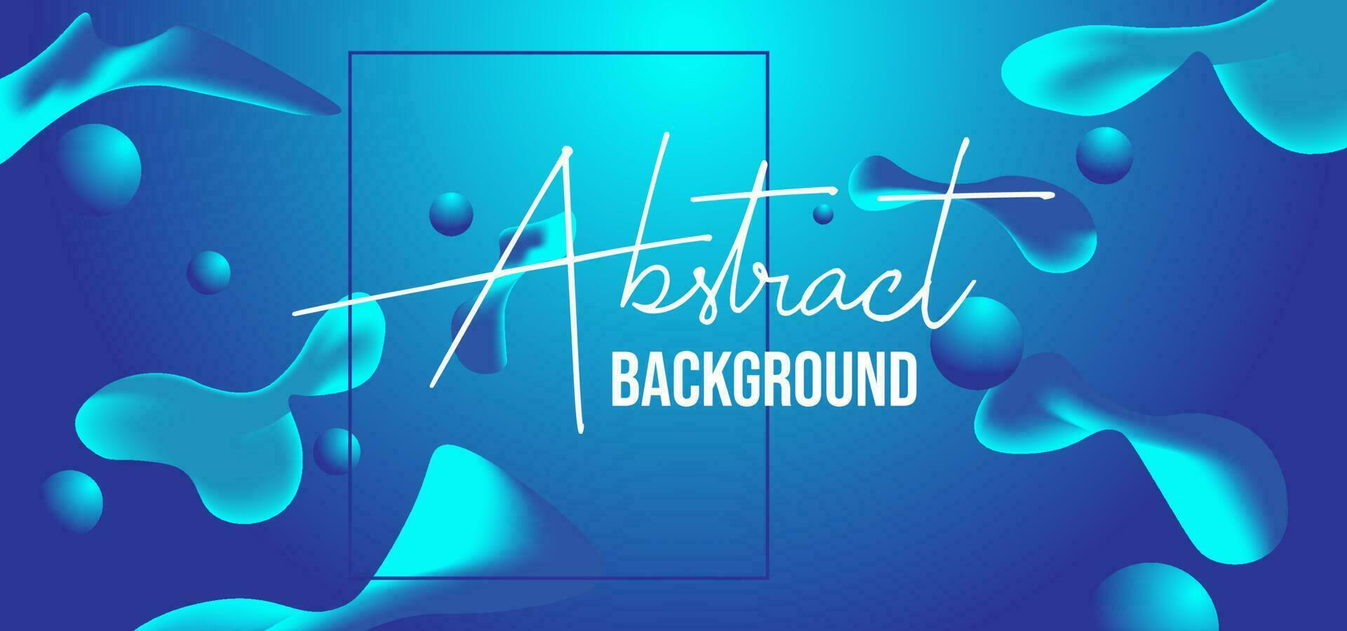Modern abstract background with fluid style vector