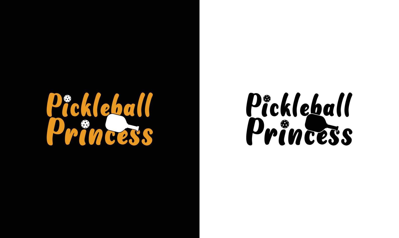 diseño de camiseta con cita de pickleball, tipografía vector