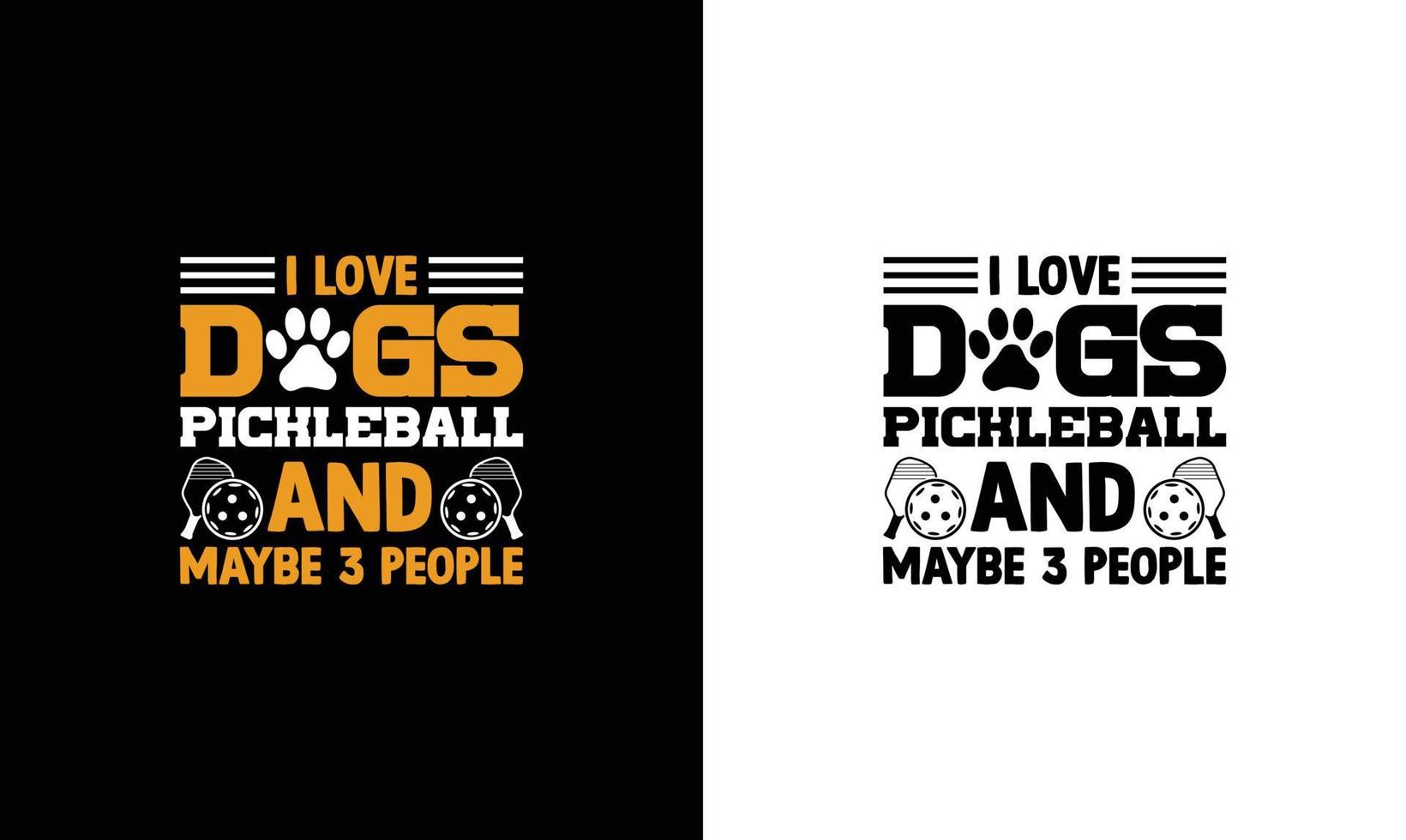 diseño de camiseta con cita de pickleball, tipografía vector