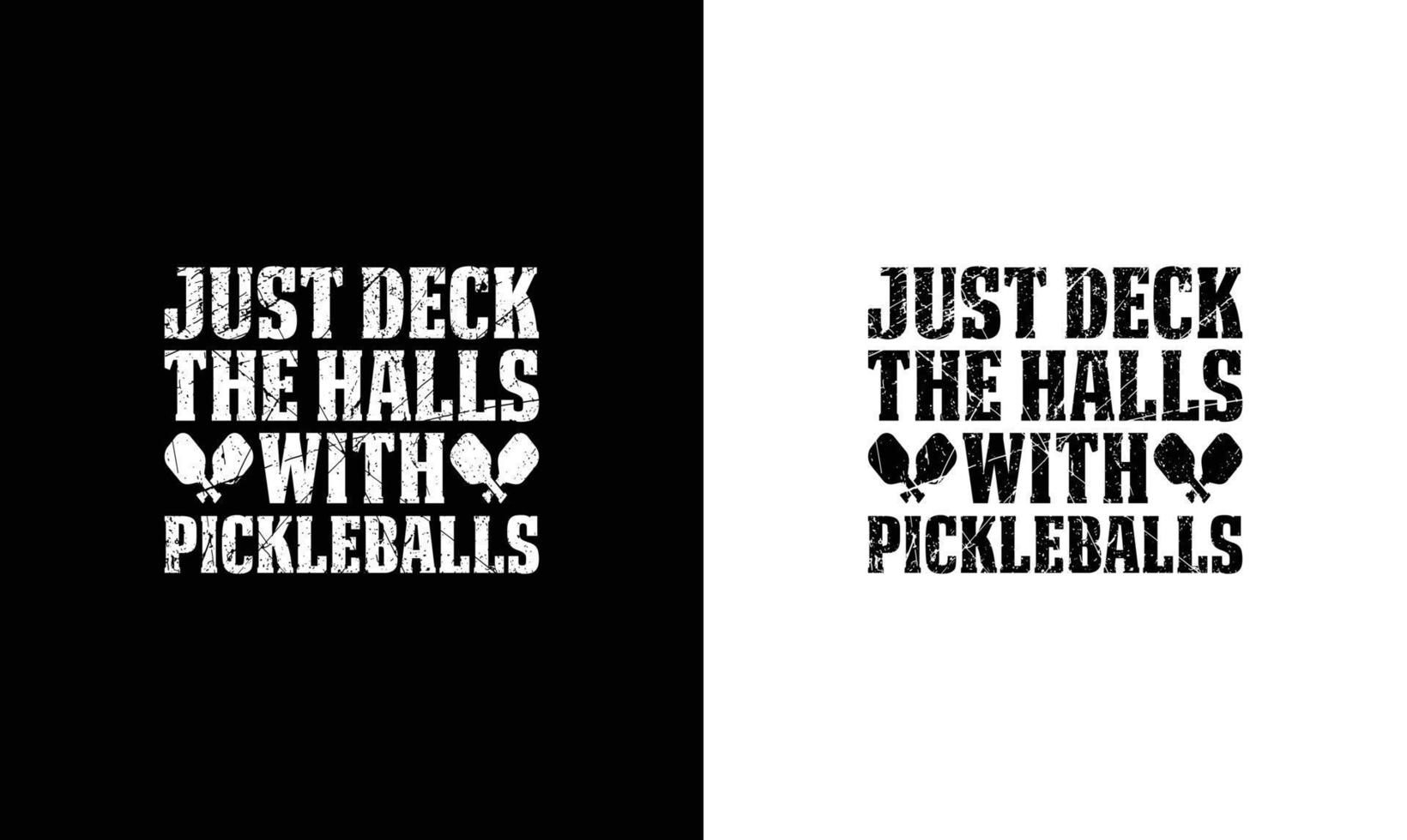 diseño de camiseta con cita de pickleball, tipografía vector