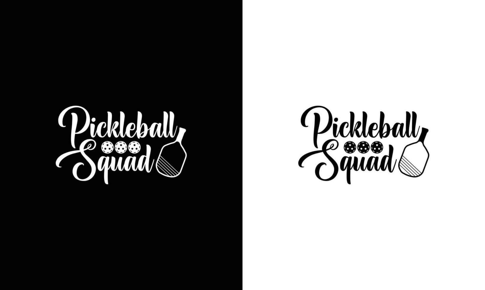 diseño de camiseta con cita de pickleball, tipografía vector