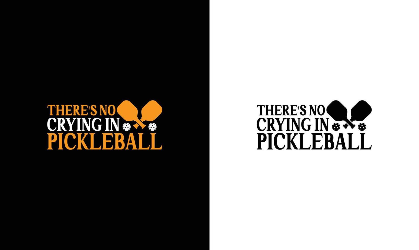 diseño de camiseta con cita de pickleball, tipografía vector