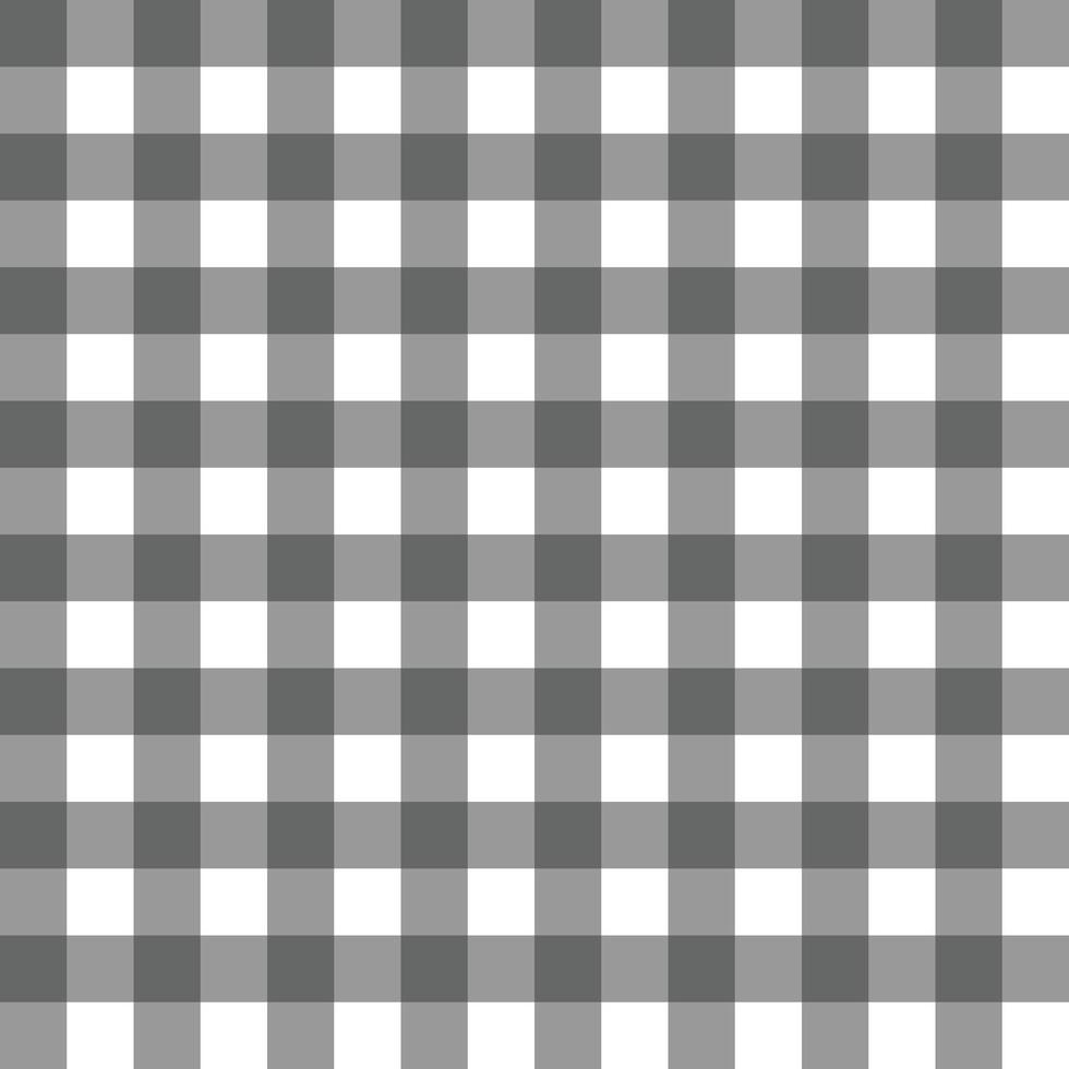 Seamless Grey Gingham Pattern vector