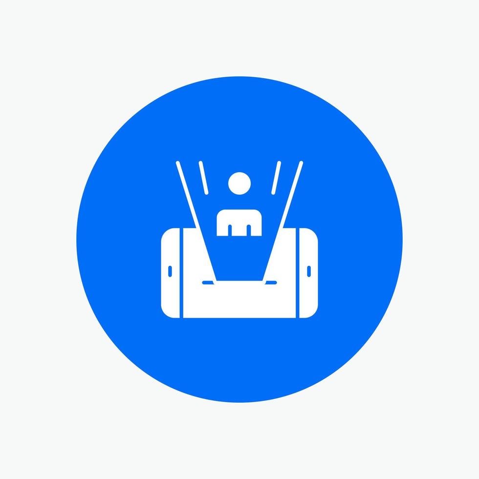 Mobile Cell Man Technology vector