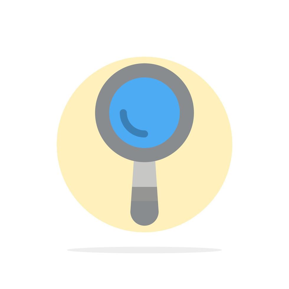 Search Construction Building Abstract Circle Background Flat color Icon vector