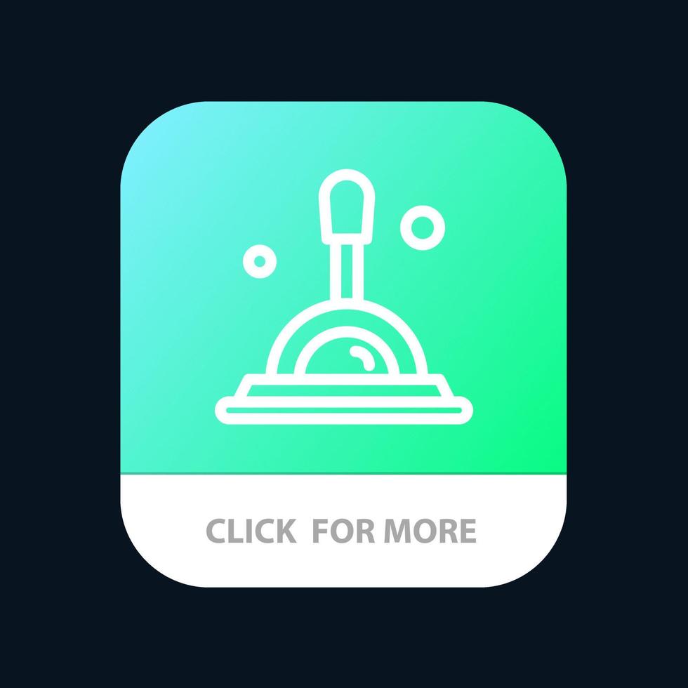 Search Magnifying Glass Deep Search Mobile App Button Android and IOS Line Version vector