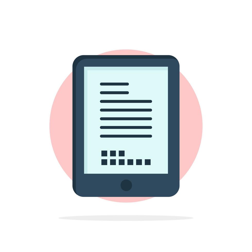 Mobile Coding Hardware Cell Abstract Circle Background Flat color Icon vector