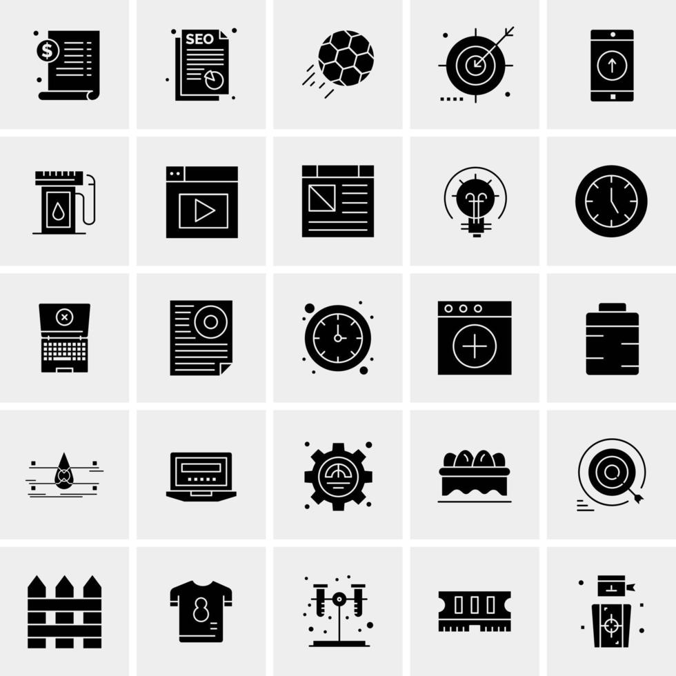 25 Universal Business Icons Vector Creative Icon Illustration to use in web and Mobile Related project