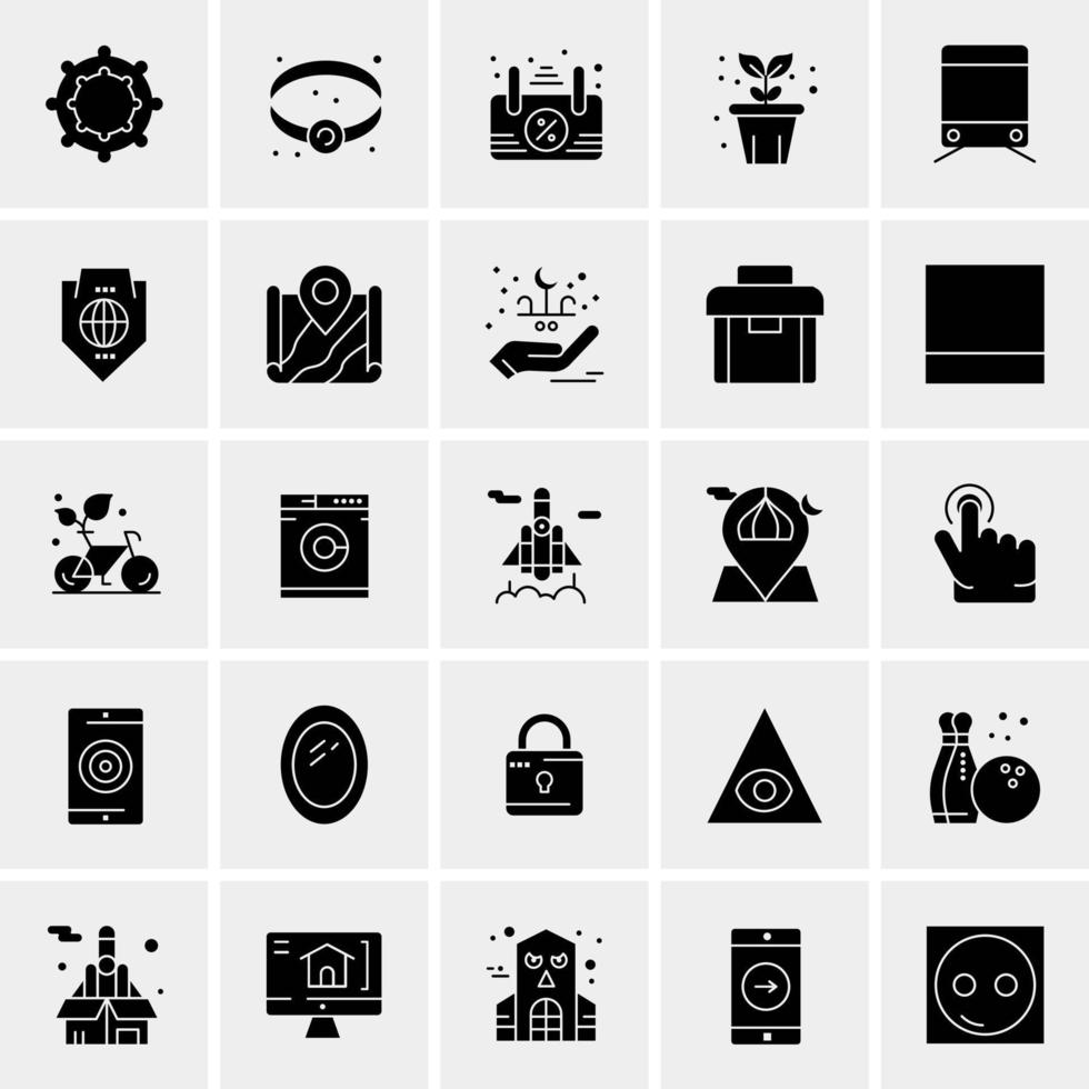 25 Universal Business Icons Vector Creative Icon Illustration to use in web and Mobile Related project