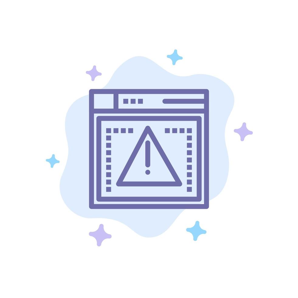 Computing Coding Error Blue Icon on Abstract Cloud Background 18025010 ...
