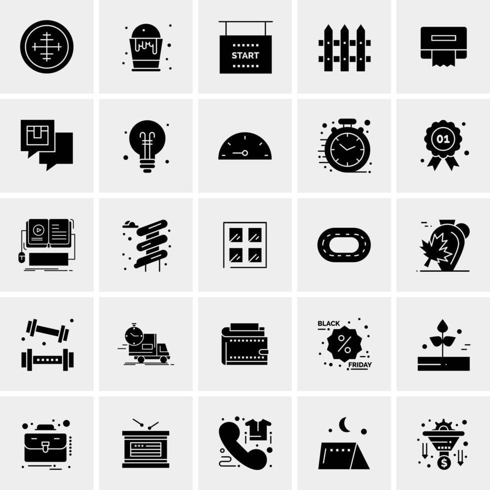 25 Universal Business Icons Vector Creative Icon Illustration to use in web and Mobile Related project