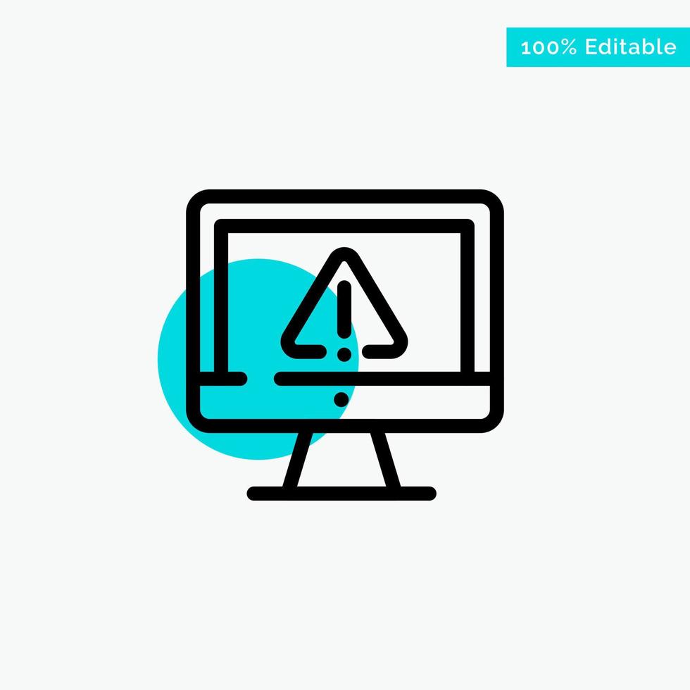 Computer Data Information Internet Security turquoise highlight circle point Vector icon