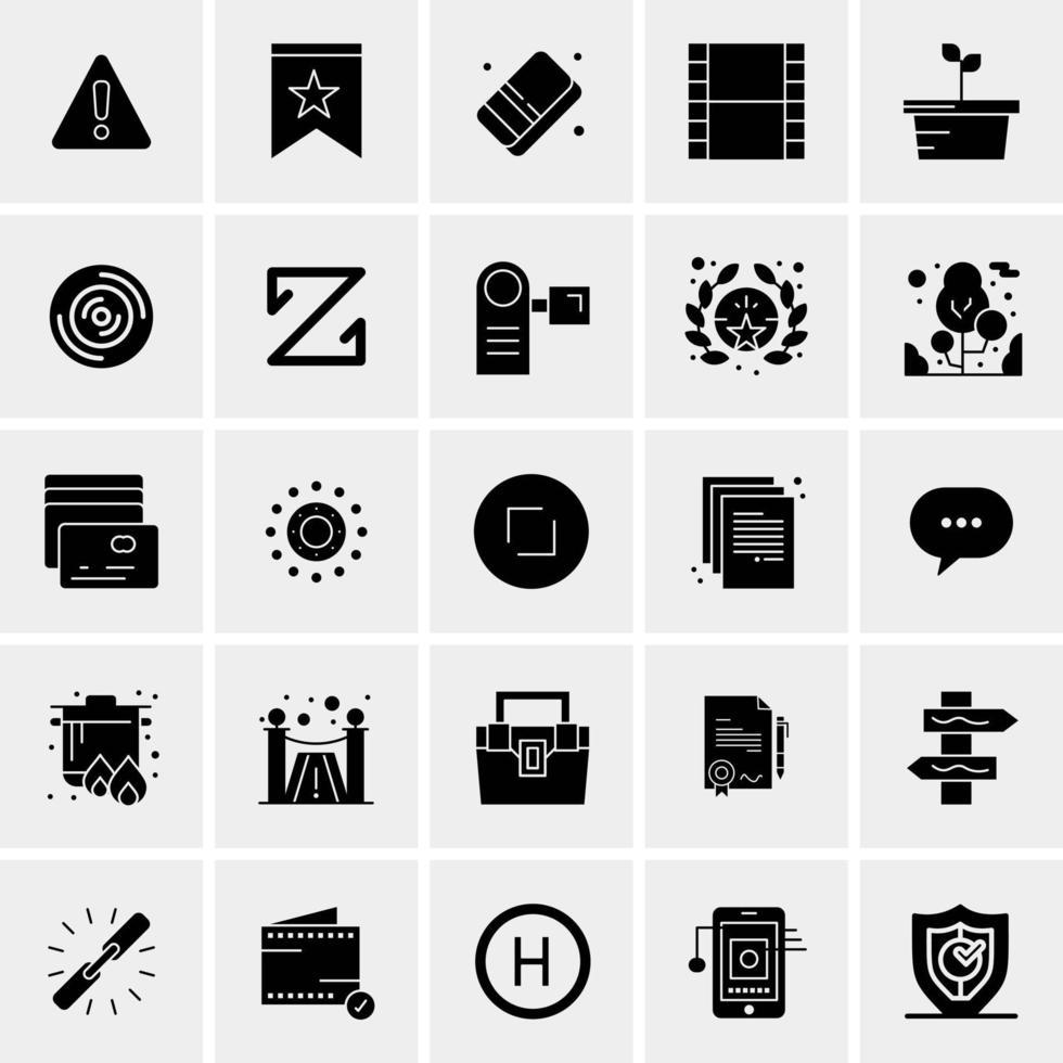 25 Universal Business Icons Vector Creative Icon Illustration to use in web and Mobile Related project