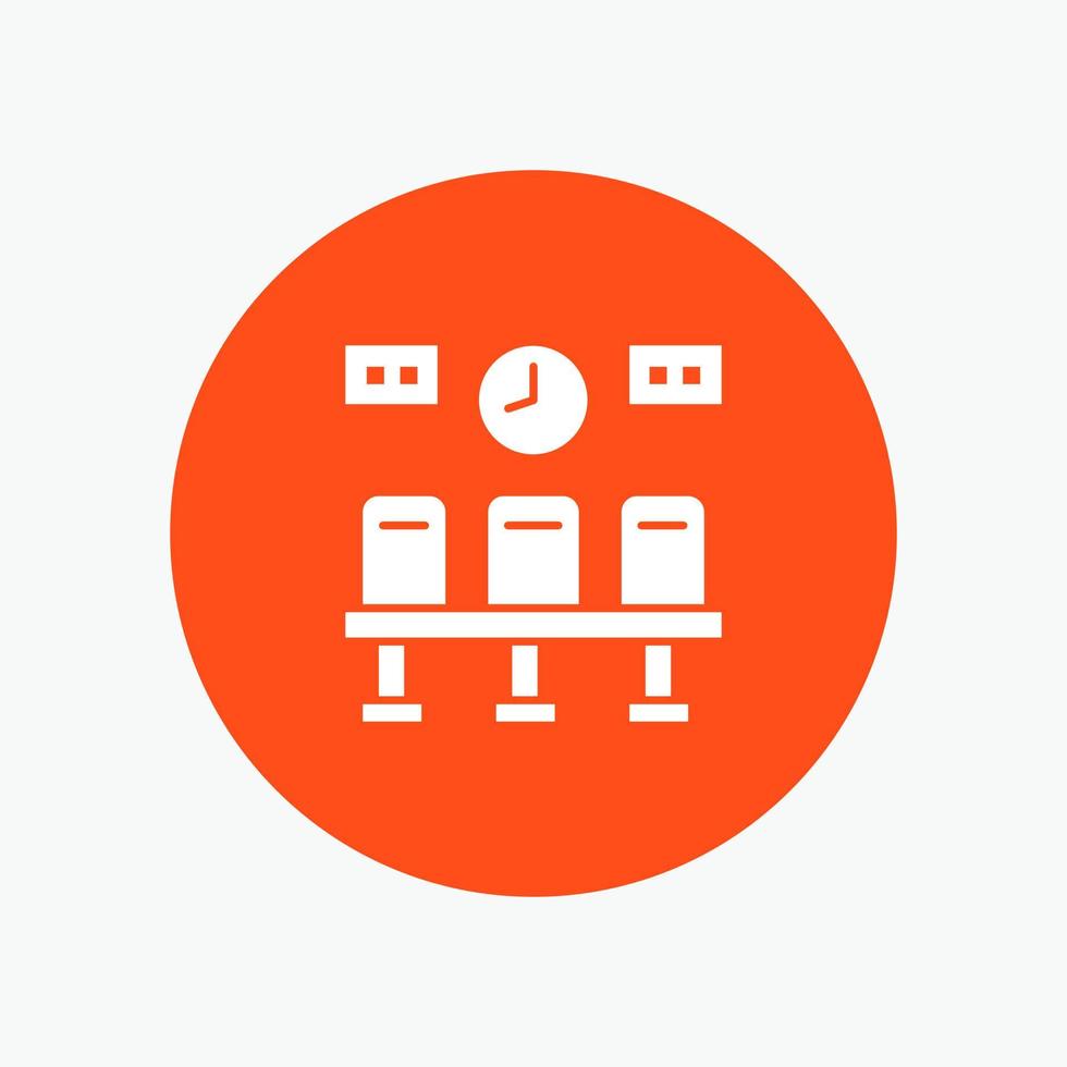 Seats Train Transportation Clock vector