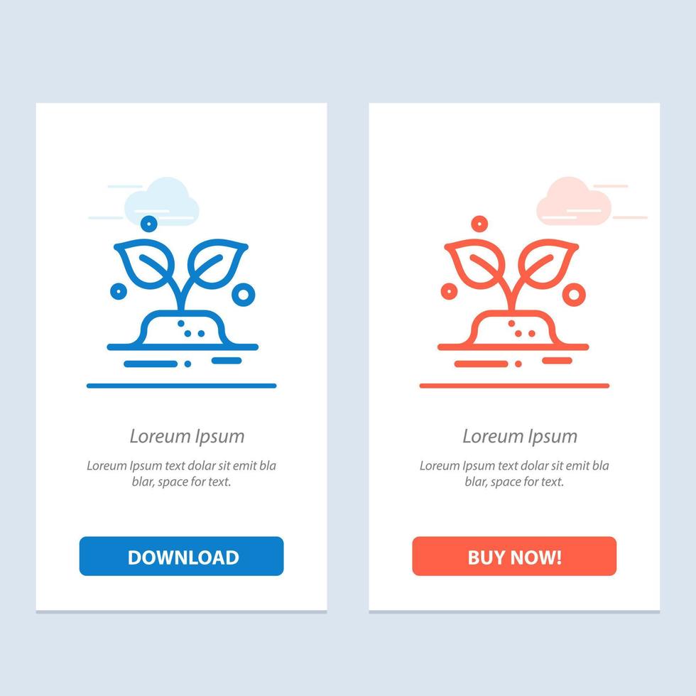 Green Trees World Save  Blue and Red Download and Buy Now web Widget Card Template vector