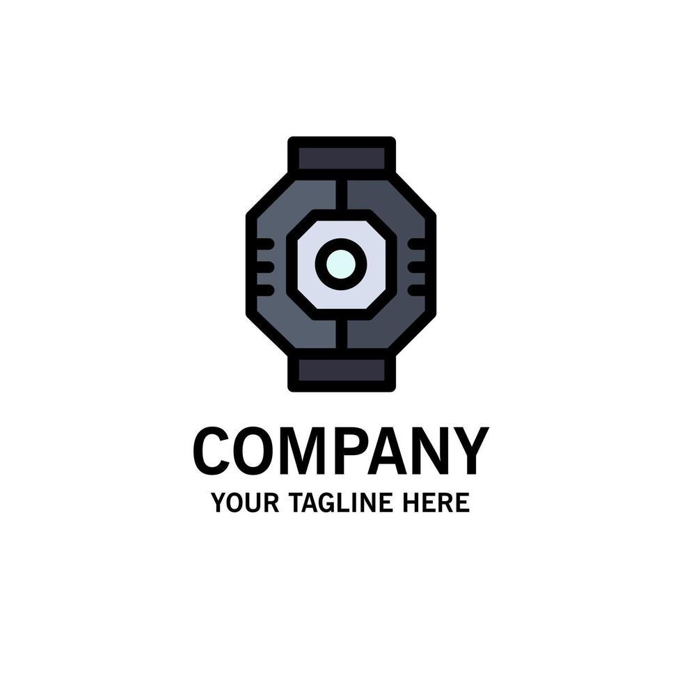 Airlock Capsule Component Module Pod Business Logo Template Flat Color vector