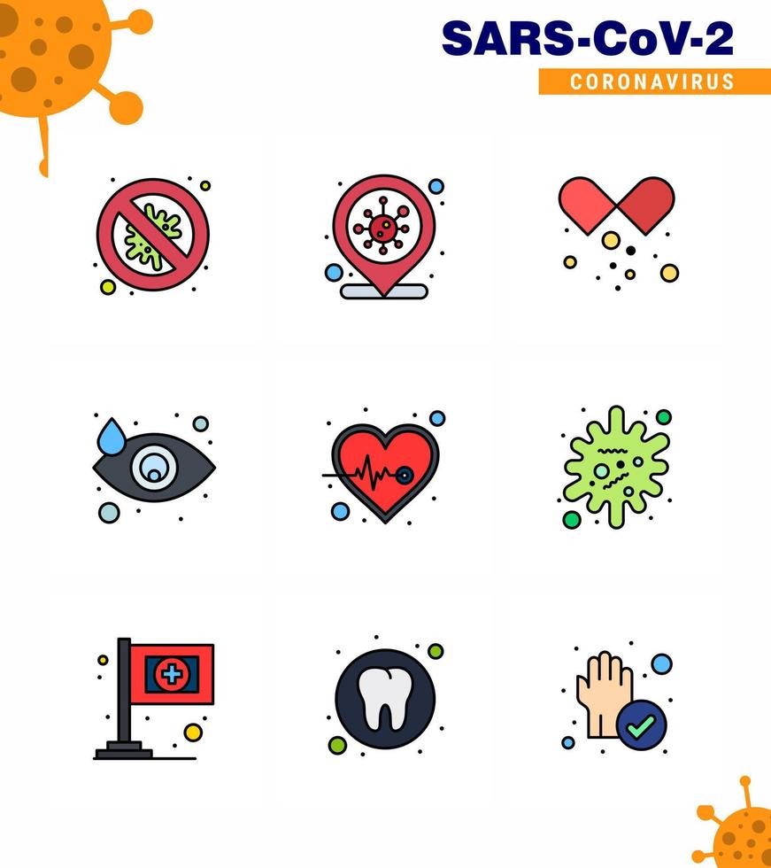 COVID19 corona virus contamination prevention Blue icon 25 pack such as beat eye infection place drop open capsule viral coronavirus 2019nov disease Vector Design Elements
