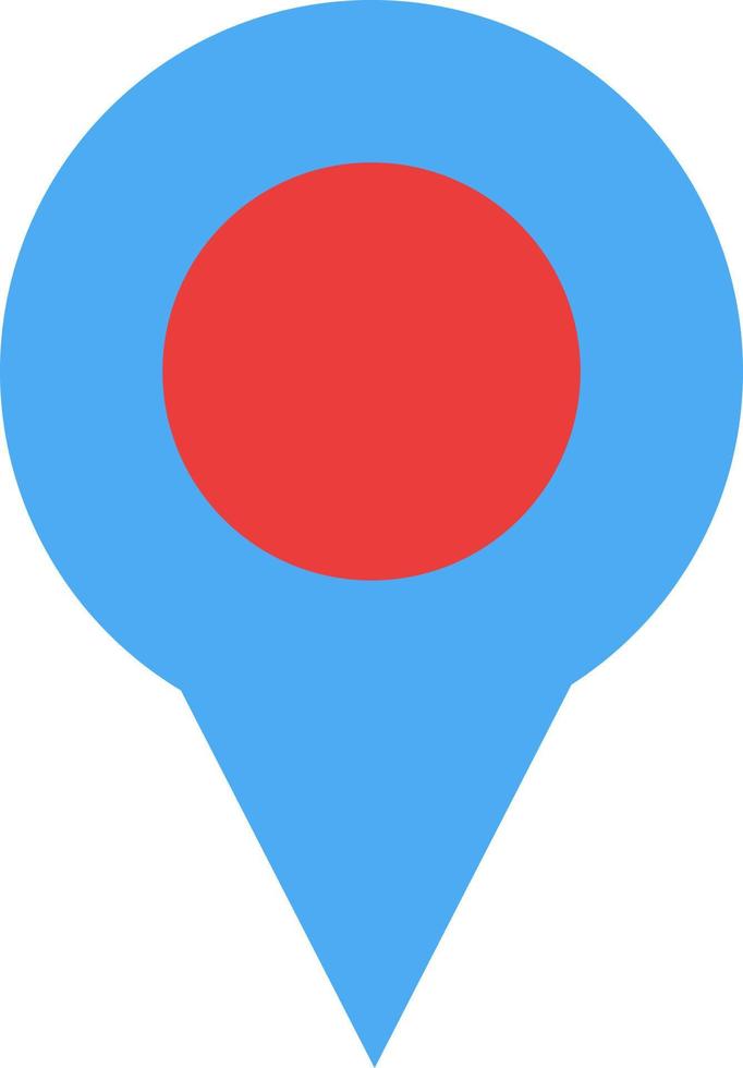 Location Map Marker Pin  Flat Color Icon Vector icon banner Template