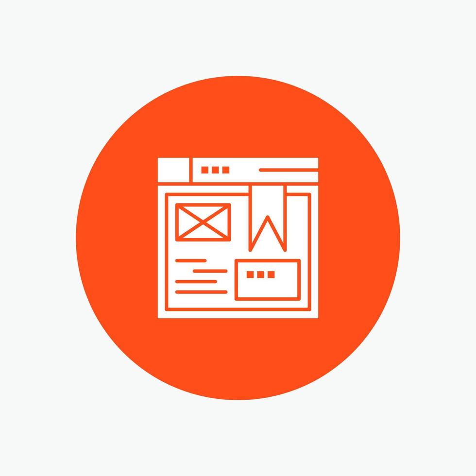 Layout Web Design Website vector