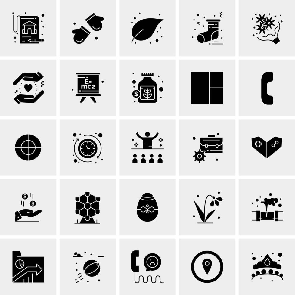 25 Universal Business Icons Vector Creative Icon Illustration to use in web and Mobile Related project