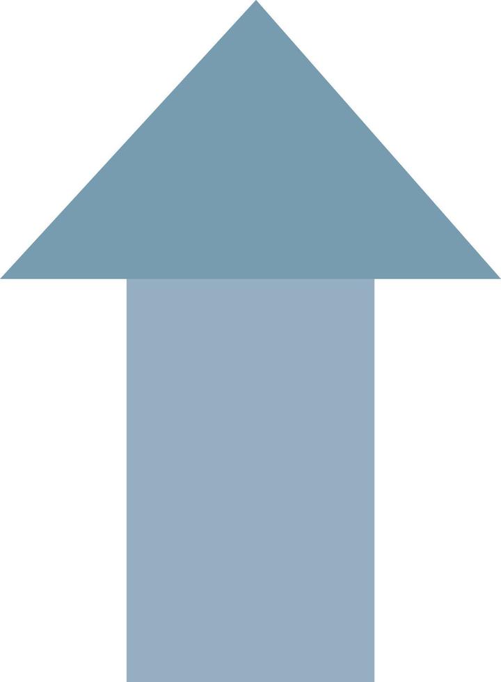 Arrow Up Upload  Flat Color Icon Vector icon banner Template