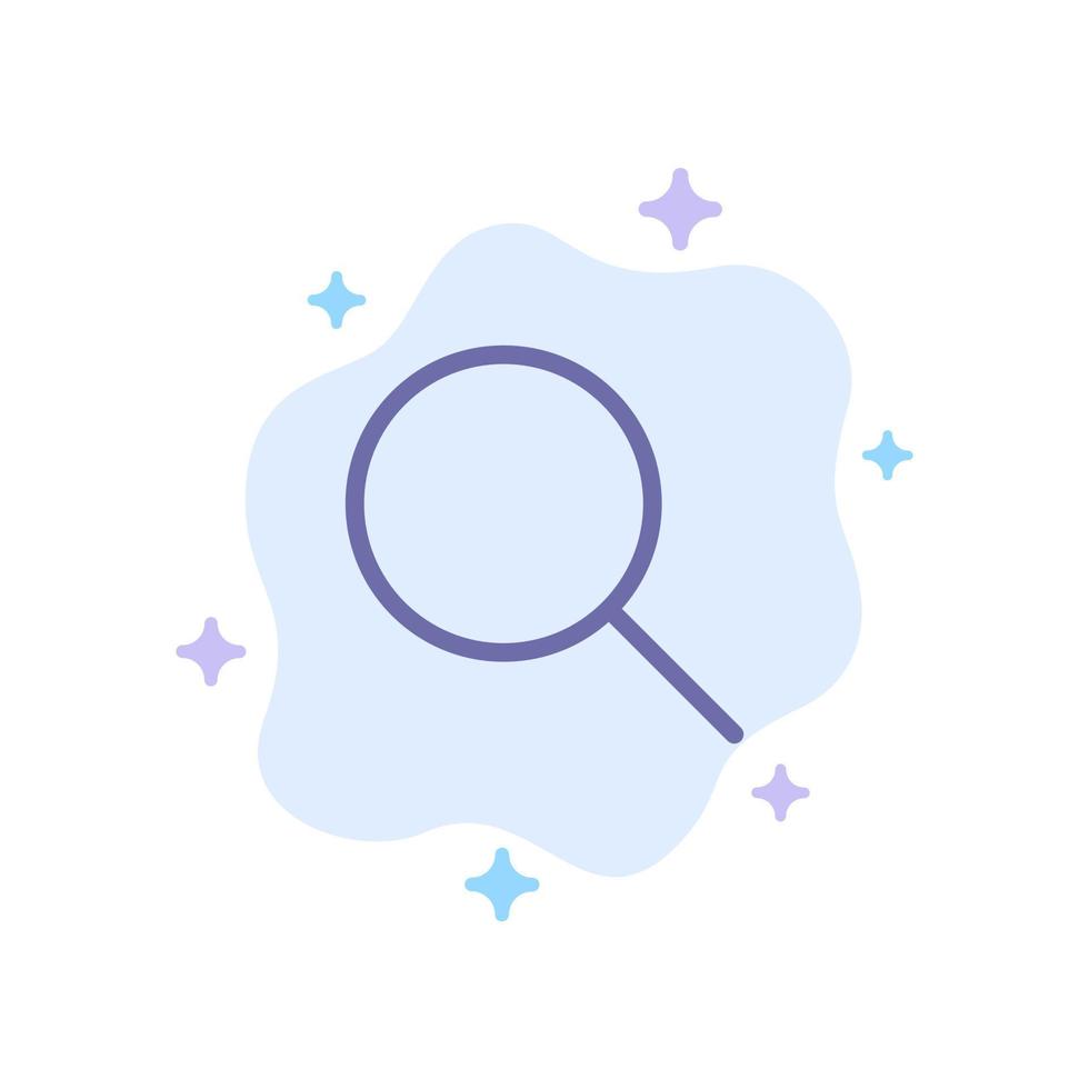 la búsqueda de instagram establece un icono azul en el fondo de la nube abstracta vector