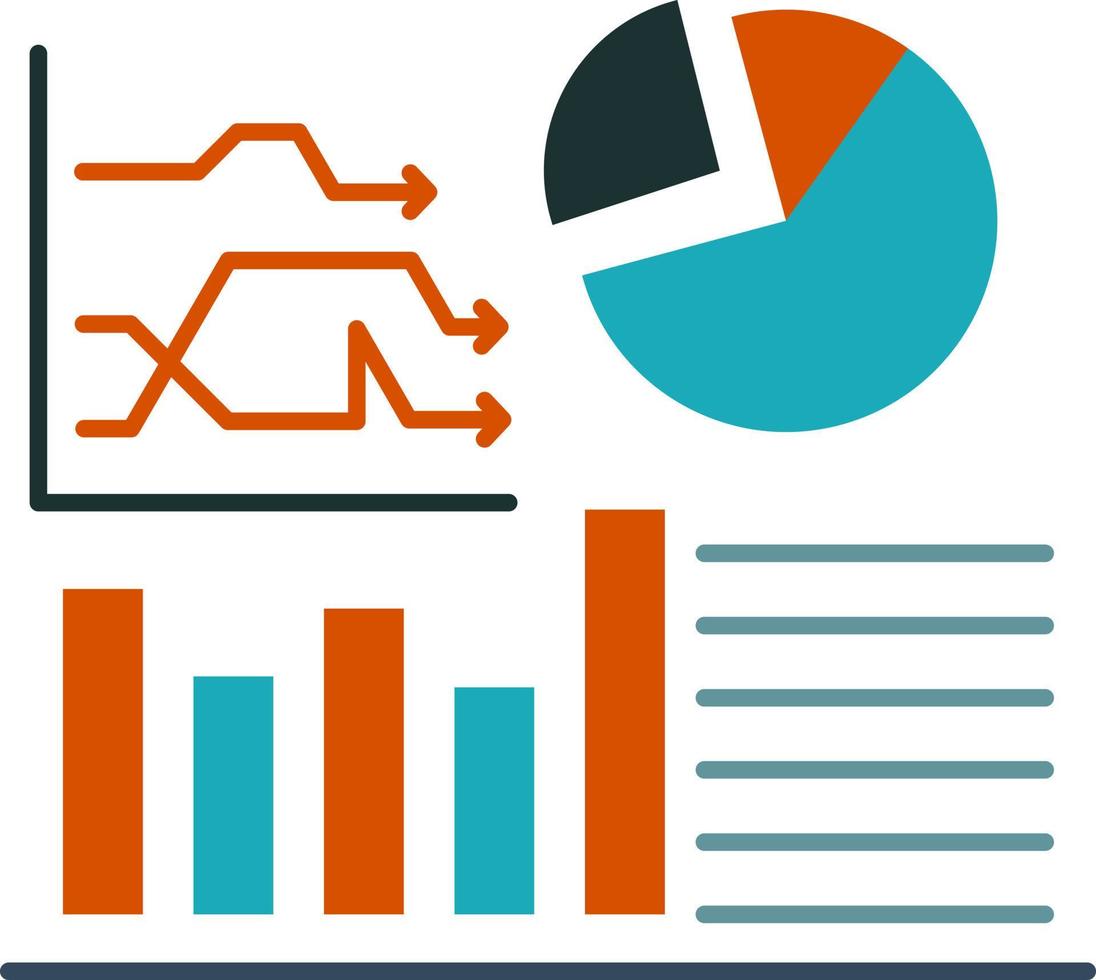 Graph Success Flowchart Business  Flat Color Icon Vector icon banner Template