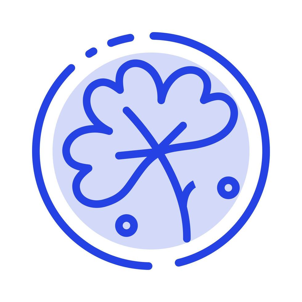 Anemone Anemone Flower Flower Spring Flower Blue Dotted Line Line Icon vector