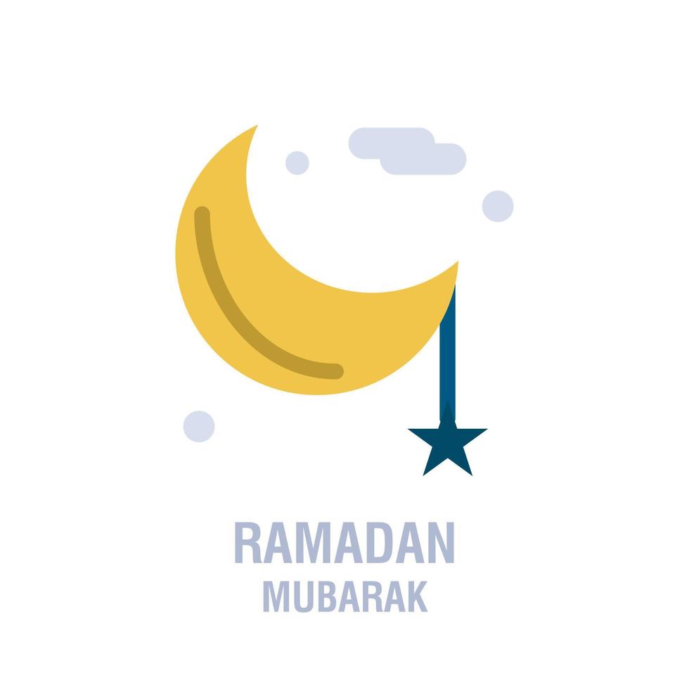 Ramadan icons Muslim islam prayer and ramadan kareem thin line icons set Modern flat style symbols isolated on white for infographics or web use vector