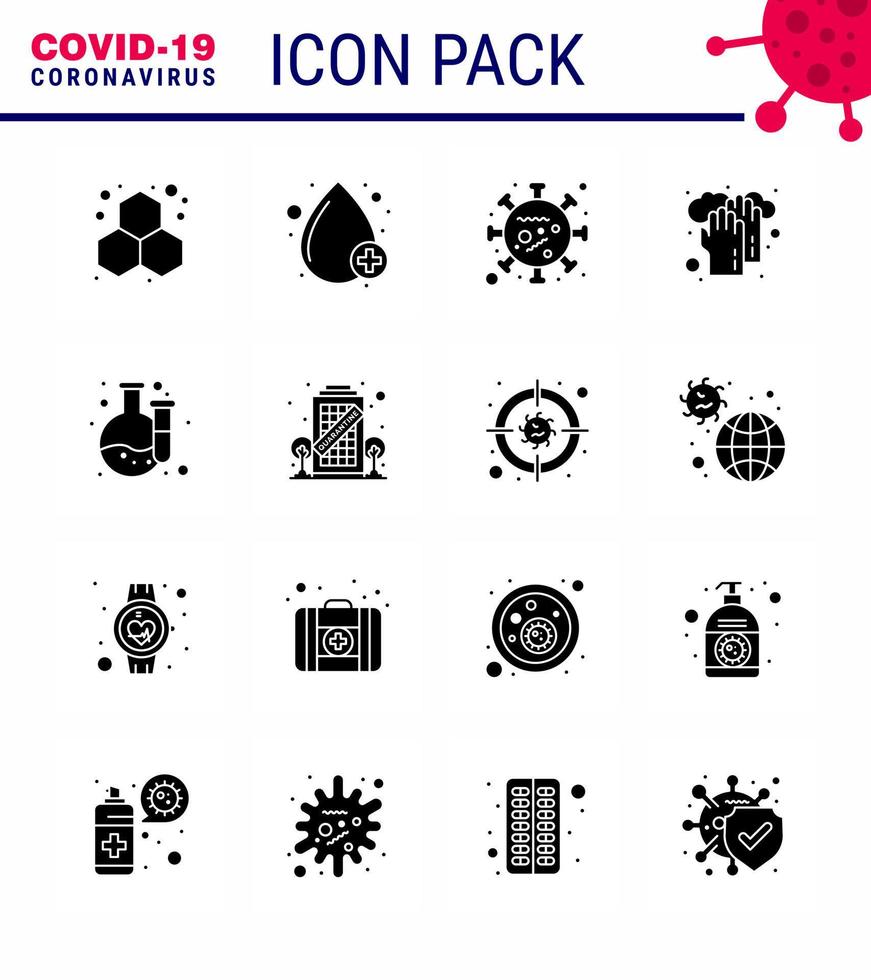 Coronavirus 2019nCoV Covid19 Prevention icon set chemical medical virus hands microorganism viral coronavirus 2019nov disease Vector Design Elements