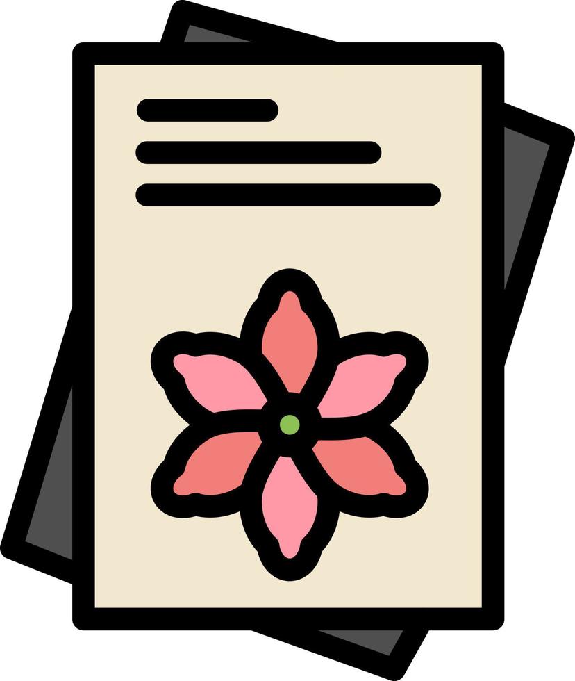 semillas archivo flor primavera color plano icono vector icono banner plantilla