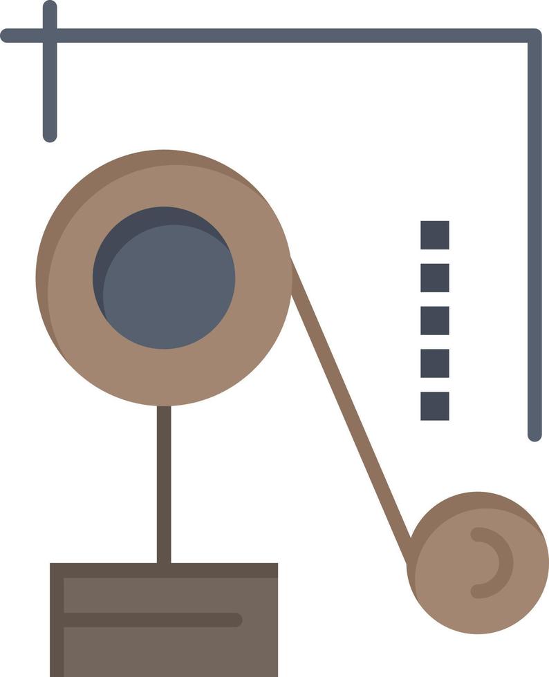 Experiment Physics Education Experiment Physics  Flat Color Icon Vector icon banner Template