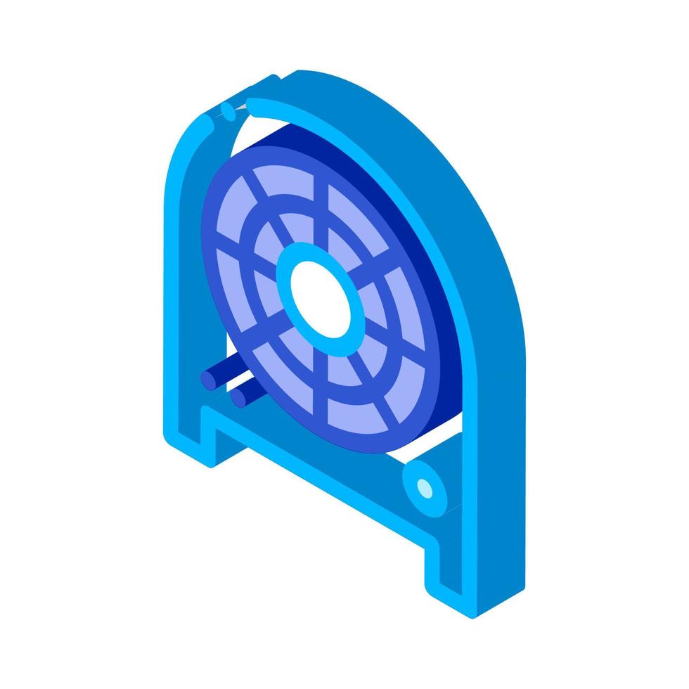 vector de equipo de calefacción de calentador de ventilador electrónico