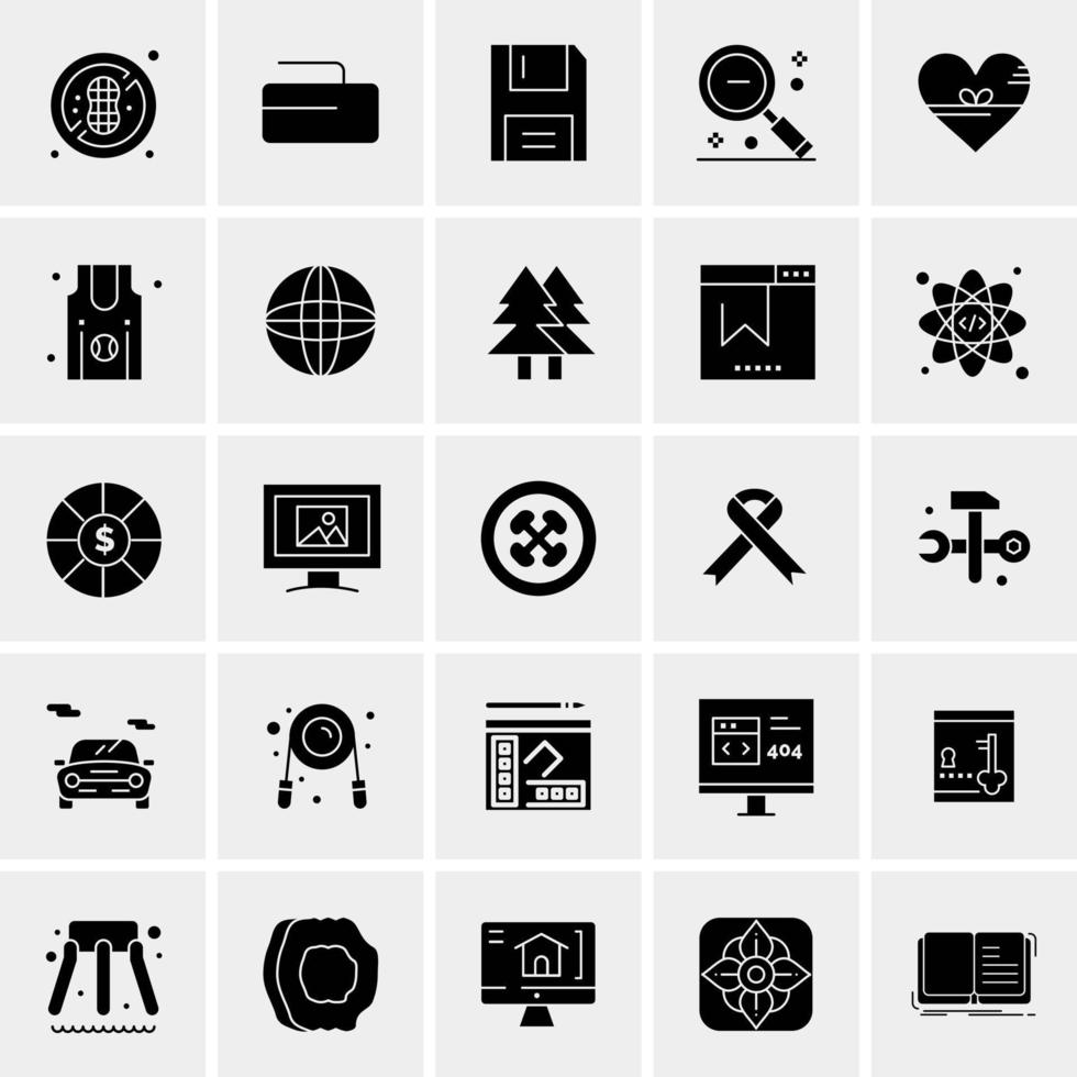 25 Universal Business Icons Vector Creative Icon Illustration to use in web and Mobile Related project