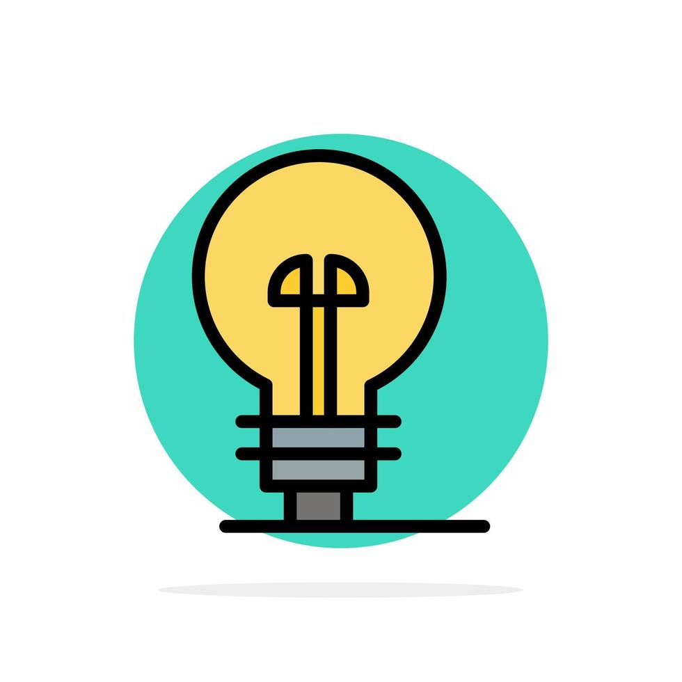 Business Defining Management Product Abstract Circle Background Flat color Icon vector