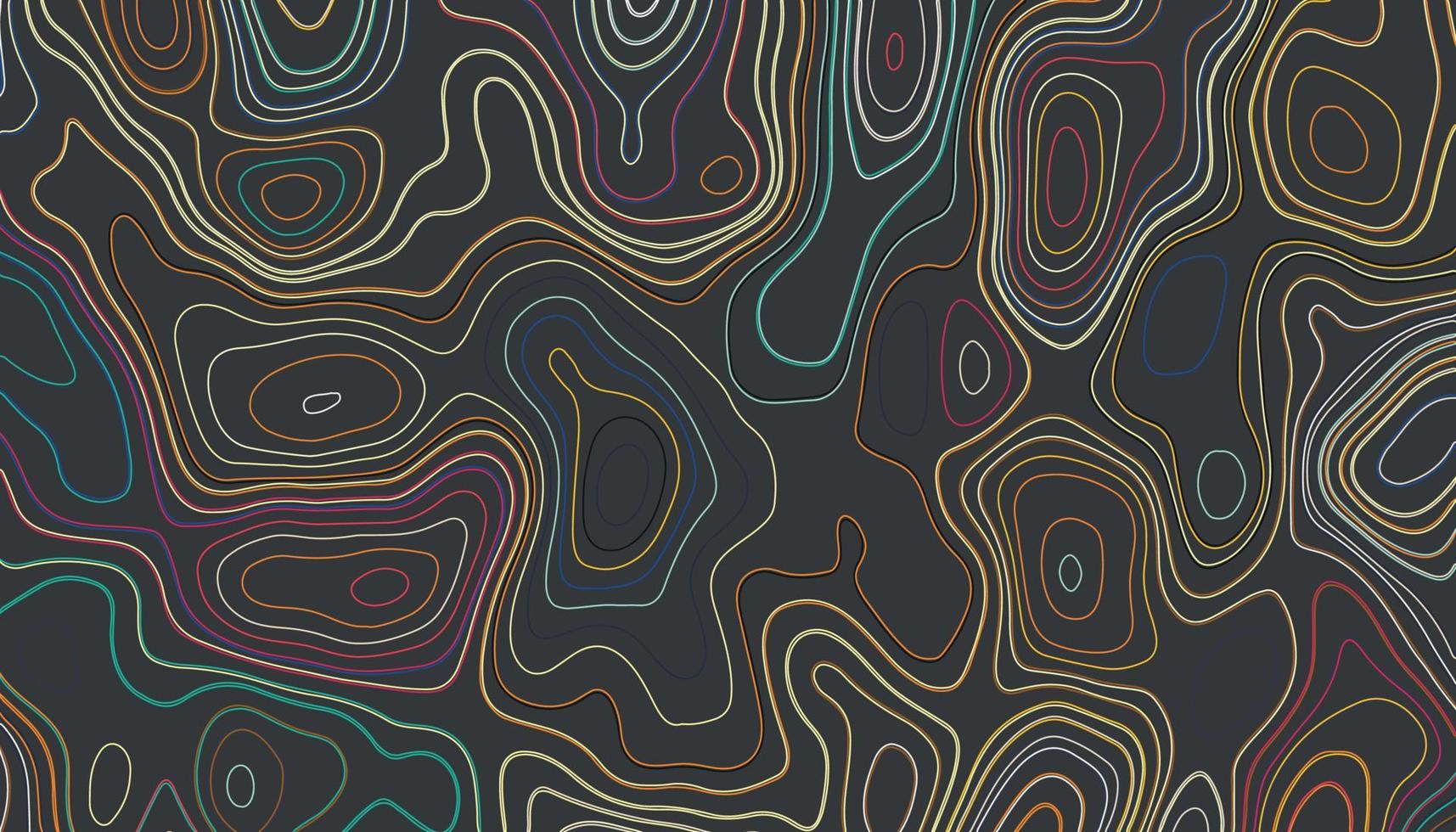 Abstract topographic contour in lines and contours. Geographic mountain relief. Topographic map background concept. paper texture. vector