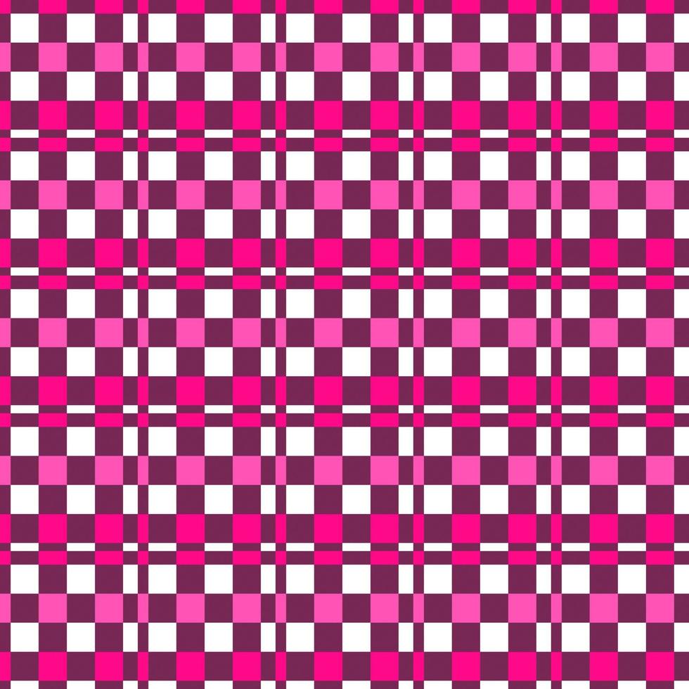 pink seamless plaid pattern background vector