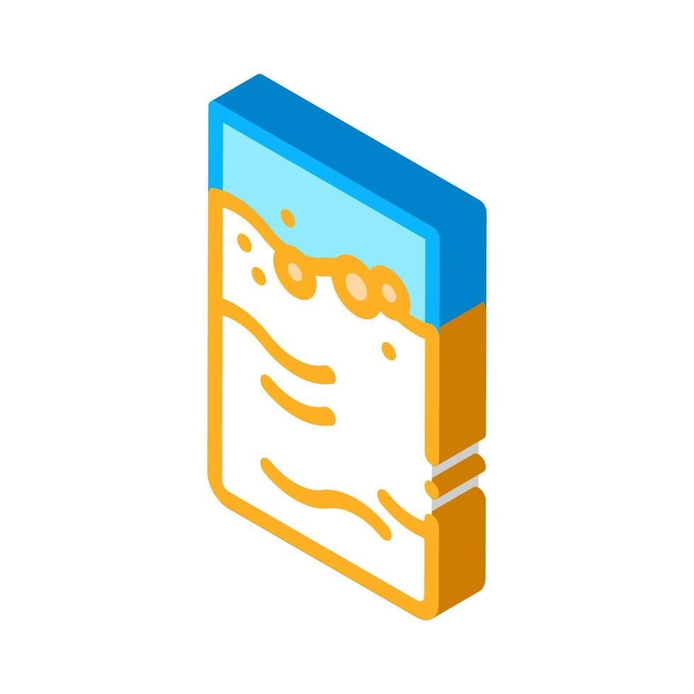 colostrum mother liquid isometric icon vector illustration