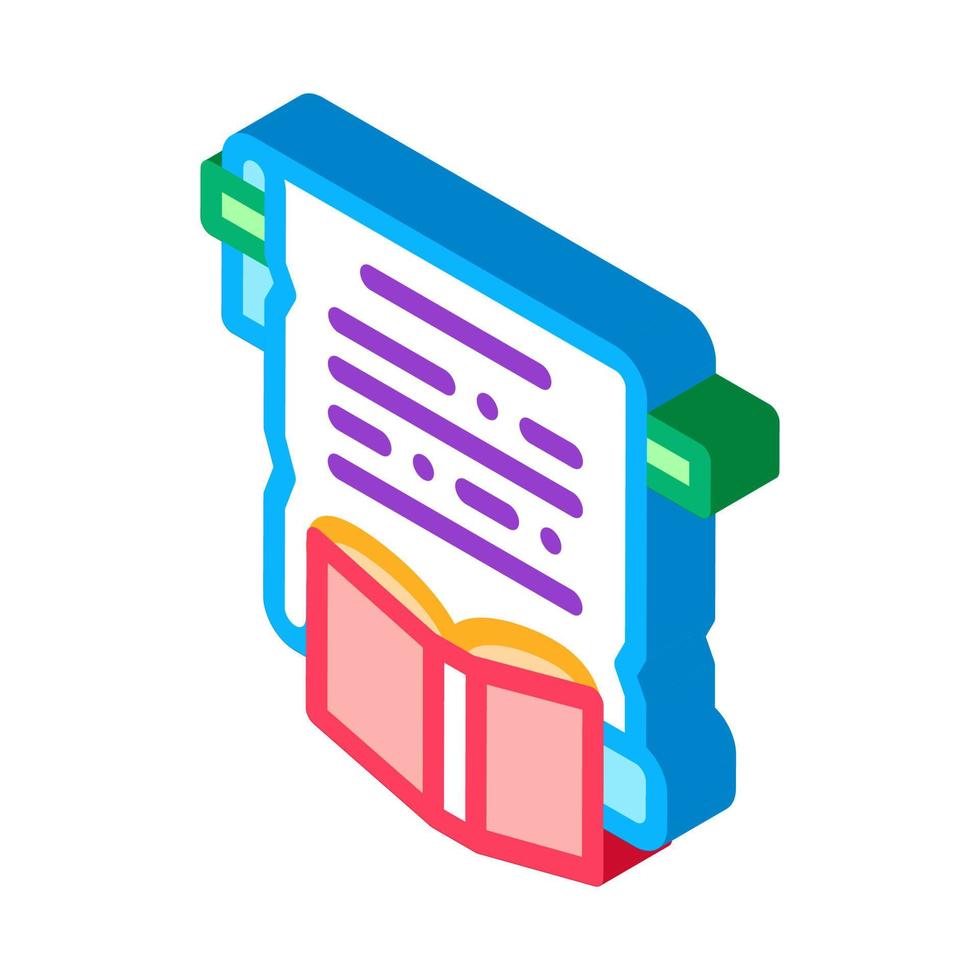 history researcher isometric icon vector illustration
