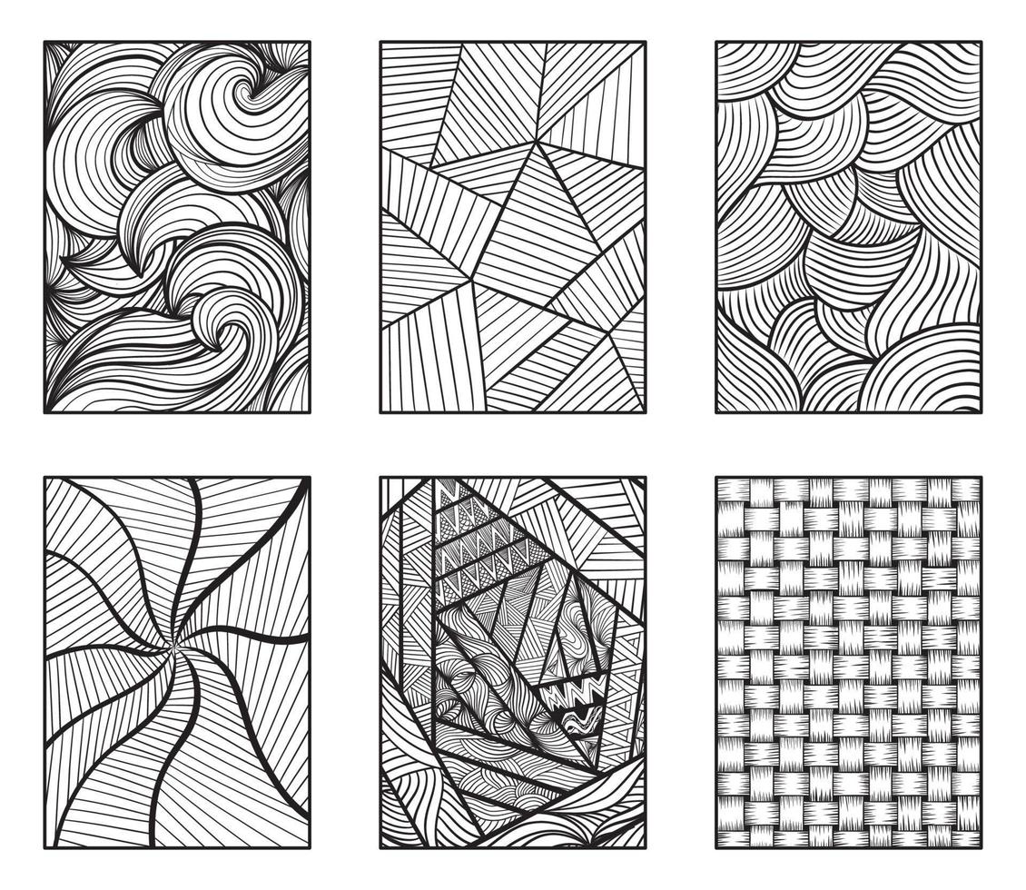 hand drawn abstract pattern background vector