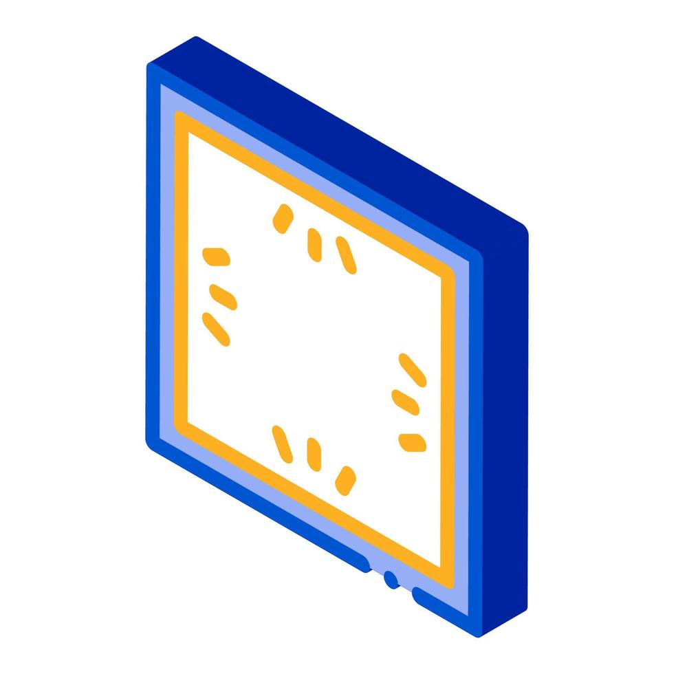 ceiling multi perimeter lighting isometric icon vector illustration
