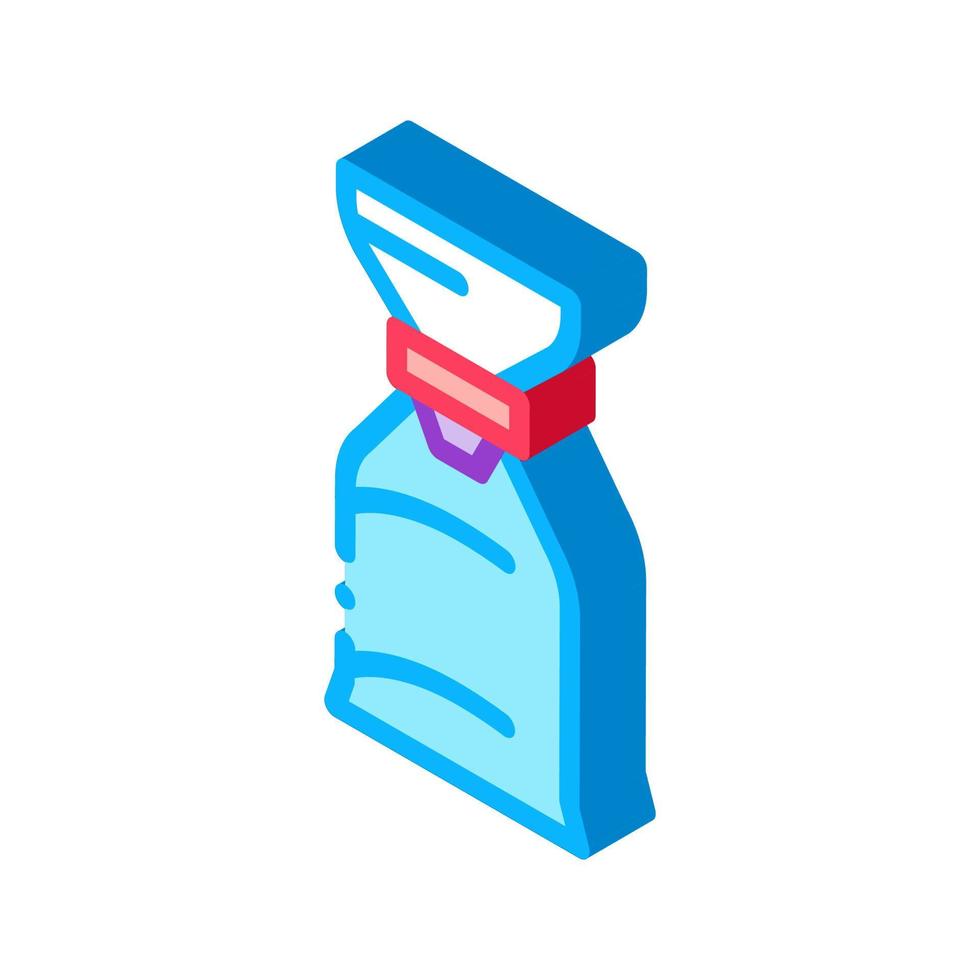 air bag for asthmatic isometric icon vector illustration