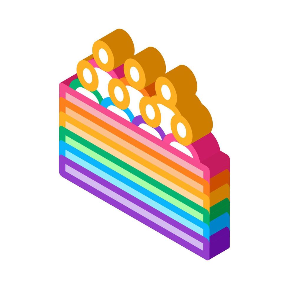 lgbt community isometric icon vector illustration