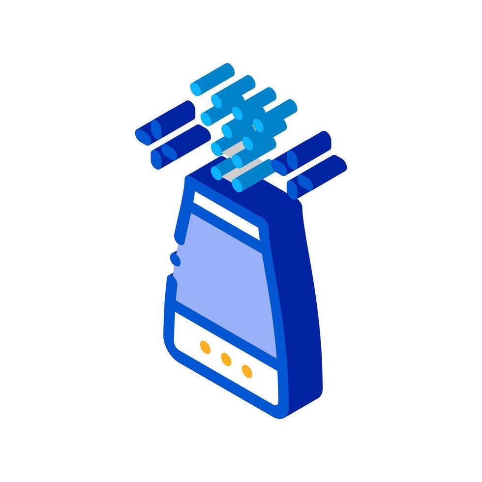 aromatic air device isometric icon vector illustration