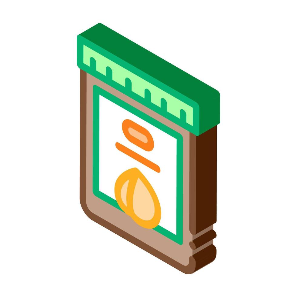 nut butter jar isometric icon vector illustration