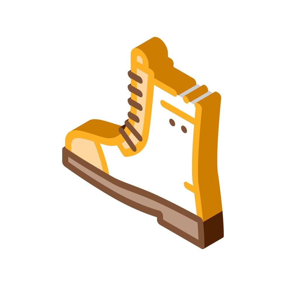 boot for travel isometric icon vector illustration