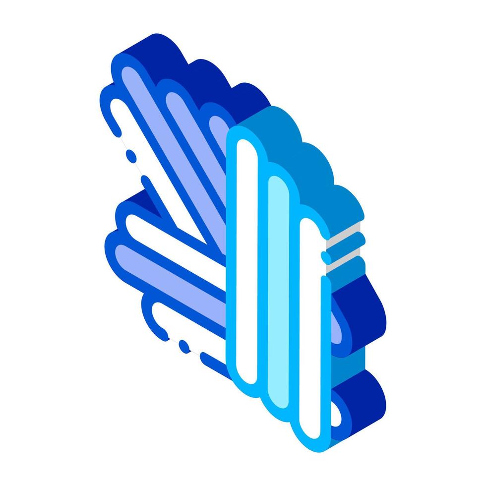 Allegry Organism Pathogen Sticks isometric icon vector illustration